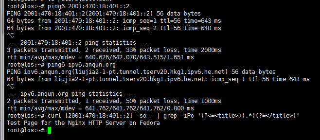 詳解linux為阿里云ECS（CentOS7）配置IPv6地址