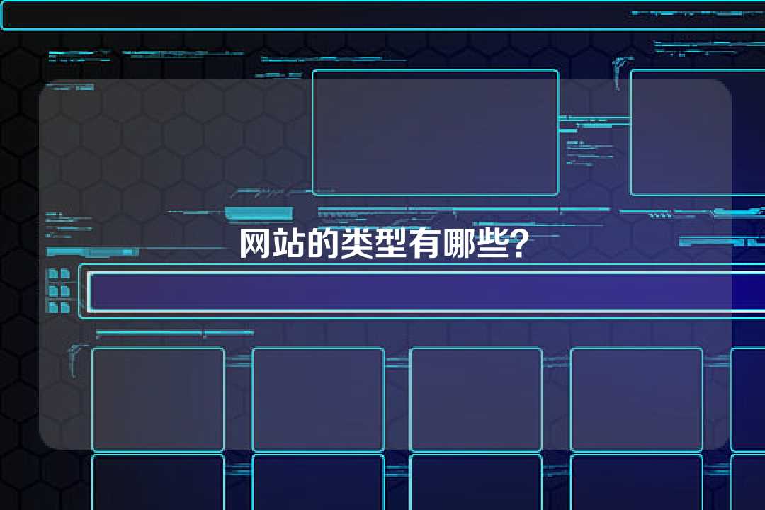 網站的類型有哪些？